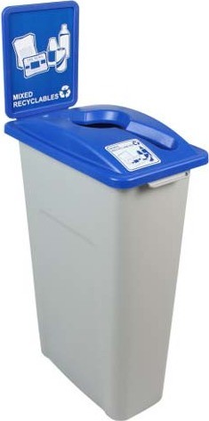 Waste Watcher Single Container for Mixed Recycling #BU100955000