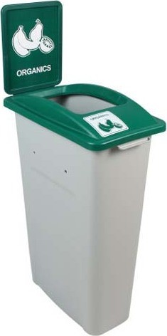 Contenant déchet organique (compost) Waste Watcher, couvercle ouvert #BU100953000