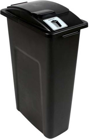 Poubelle pour détritus Waste Watcher, couvercle relevable #BU101018000