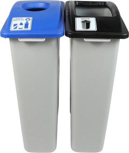 WASTE WATCHER Poubelles de recyclage des canettes et bouteilles 46 gal #BU100958000 WASTE WATCHER Poubelles de recyclage des canettes et bouteilles 46 gal #BU100958000