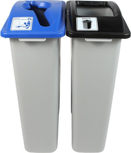 WASTE WATCHER Station de recyclage mixte 46 gal #BU100956000 WASTE WATCHER Station de recyclage mixte 46 gal #BU100956000