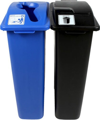 WASTE WATCHER Station de recyclage mixte 46 gal #BU101046000 WASTE WATCHER Station de recyclage mixte 46 gal #BU101046000