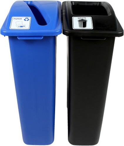 WASTE WATCHER Station de recyclage du papier 46 gal #BU101048000 WASTE WATCHER Station de recyclage du papier 46 gal #BU101048000