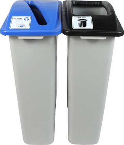 WASTE WATCHER Poubelles de recyclage du papier 46 gal #BU100960000