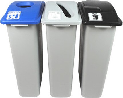 WASTE WATCHER Poubelles pour déchets, bouteilles et compost 69 gal #BU100979000 WASTE WATCHER Poubelles pour déchets, bouteilles et compost 69 gal #BU100979000