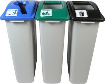 WASTE WATCHER Poubelles pour déchets, recyclage et compost 69 gal #BU100972000 WASTE WATCHER Poubelles pour déchets, recyclage et compost 69 gal #BU100972000