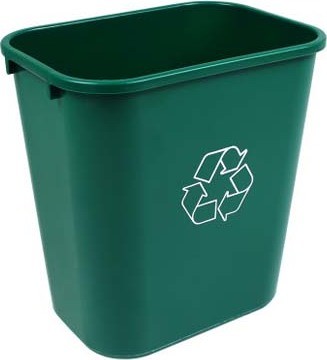 BILLI BOX Recycling Wastebasket, 7 gal #BU102344000