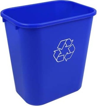 BILLI BOX Recycling Wastebasket, 7 gal #BU102343000