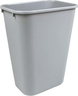 Single Indoor Wastebasket BILLI BOX, 10 gal #BU102342000