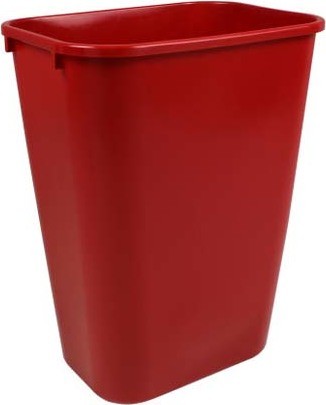 Single Indoor Wastebasket BILLI BOX, 10 gal #BU102340000