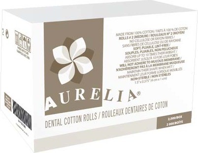Rouleaux dentaires de coton Aurelia #SE0CR153800