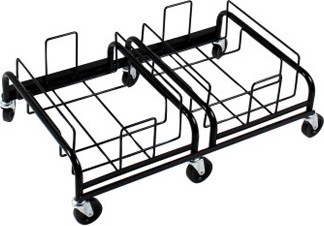 Chariot double en acier pour contenant Waste Watcher XL #BU103864000 Chariot double en acier pour contenant Waste Watcher XL #BU103864000