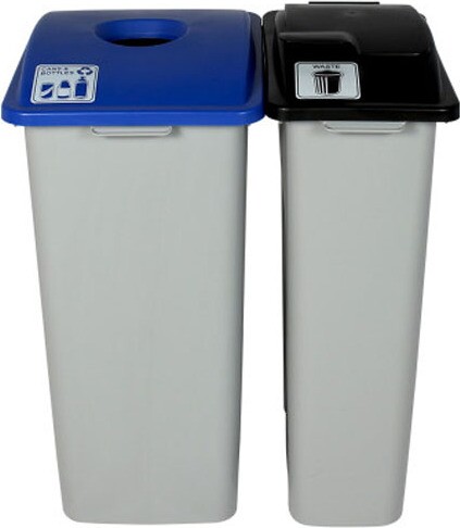 WASTE WATCHER Station de recyclage des canettes et bouteilles 55 gal #BU101317000 WASTE WATCHER Station de recyclage des canettes et bouteilles 55 gal #BU101317000