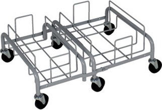 Duo Steel Dollies for Containers Waste Watcher XL #BU103738000