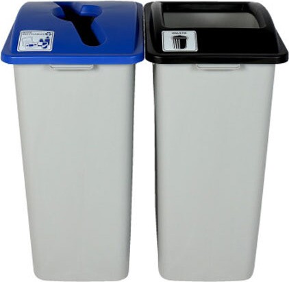 WASTE WATCHER Mixed Recycling Station 64 gal #BU101313000 WASTE WATCHER Mixed Recycling Station 64 gal #BU101313000
