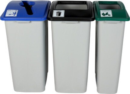 WASTE WASTCHER XL Poubelles pour les déchets, recyclage et composte 87 gal #BU101334000