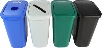 BILLI BOX 4-Stream Recycling Station 40 Gal #BU100890000