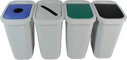 BILLI BOX 4-Stream Recycling Station 40 Gal #BU100891000