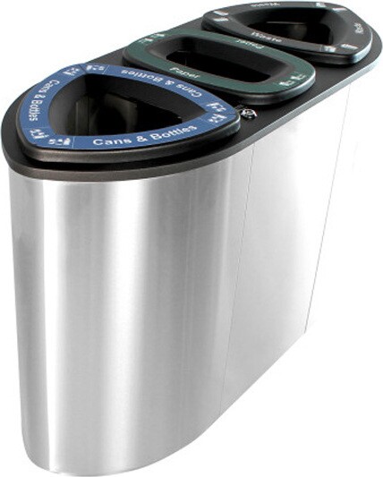 BOKA 3-Stream Recycling Station 78 Gal #BU101230000