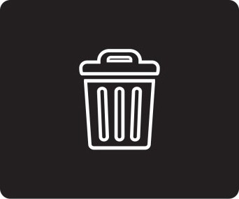 Étiquette de recyclage avec icône pour poubelle extérieure OCTO #BU100226000 Étiquette de recyclage avec icône pour poubelle extérieure OCTO #BU100226000