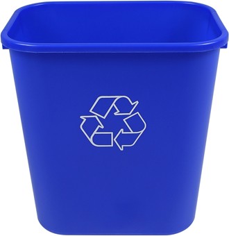 Contenant de recyclage bleu, 12 / paquet #BU101421000