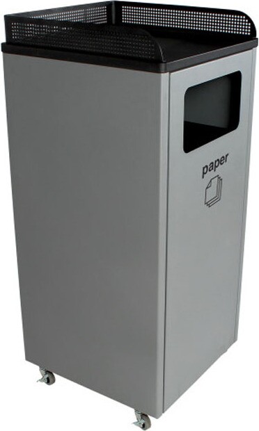 COURTSIDE Poubelle pour le recyclage avec plateau 32 gal #BU100924000