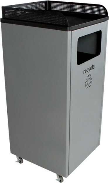 COURTSIDE Recycling Container with Tray 32 Gal #BU100922000