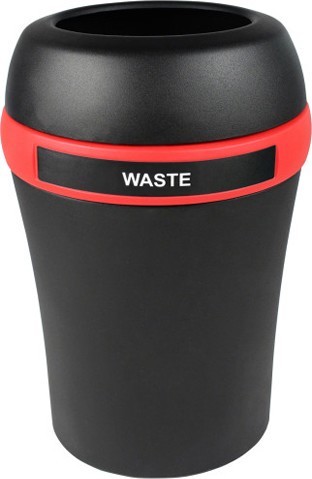 INFINITE Poubelle ronde avec couvercle 37 gallons #BU100905000