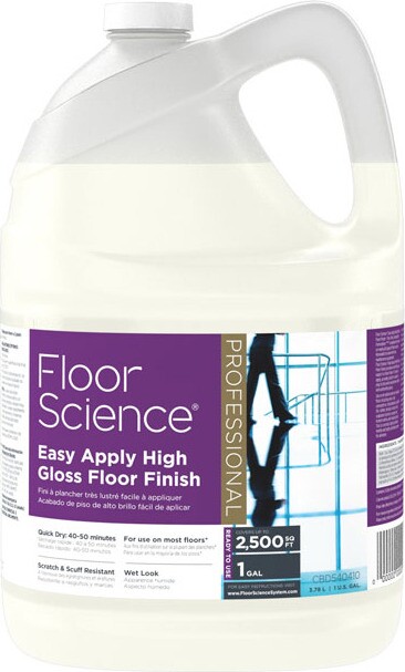 FLOOR SCIENCE Easy Apply Floor Finish #JH158716000