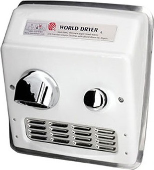Recessed Hand Dryer with Push Button Model RA #NVRA548Q974 Recessed Hand Dryer with Push Button Model RA #NVRA548Q974