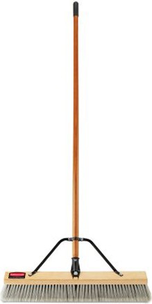 Push Broom with Fine Polyethylene Bristles, 24" #RB204005200