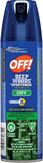 OFF! DEEP WOODS Dry Insect Repellent for Sportsmen #TQ0JM280000