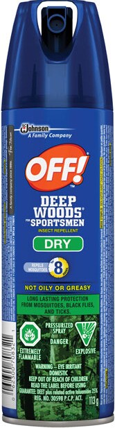OFF! DEEP WOODS Chasse-moustique sec pour sportifs #TQ0JM280000 OFF! DEEP WOODS Chasse-moustique sec pour sportifs #TQ0JM280000