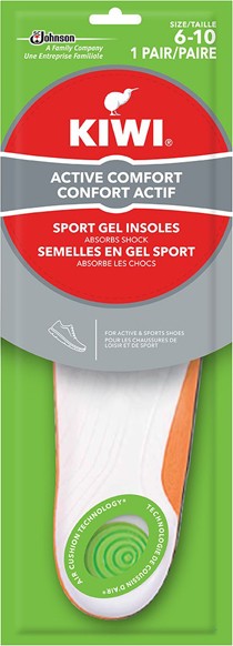 Semelles de sport avec gel Confort Actif KIWI #SJ695191000