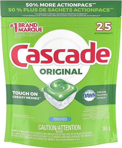 CASCADE ORIGINAL Détergent à lave-vaisselle en sachets #PG098082000