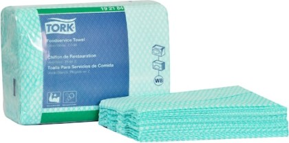 Tork 192183 Foodservice Cleaning Cloths Z Folded #SC192184000