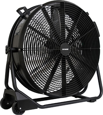 Brushless DC High Velocity Drum Fan FD-650DC, 24" #XPFD650DC00