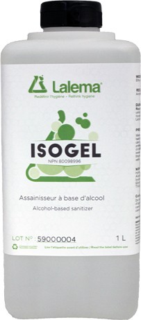 Alcohol Based Sanitizer ISOGEL #LM0059001.0