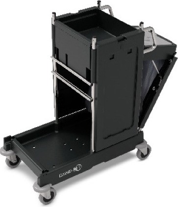 Janitor Cart with Shelf Storage and Vinyl Cleaning Bag PRO-Matic PM10 #NA909077000