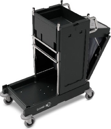 Chariot de concierge avec étagère et sac de ménage PRO-Matic PM10 #NA909077000 Chariot de concierge avec étagère et sac de ménage PRO-Matic PM10 #NA909077000