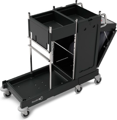 Janitor Cart with Storage Shelves and Cleaning Bag PRO-Matic PM20 #NA909299000 Janitor Cart with Storage Shelves and Cleaning Bag PRO-Matic PM20 #NA909299000
