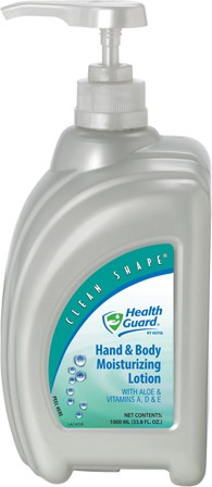 Hand and Body Moisturizing Lotion HEALTH GUARD, 1000 mL #WH006623600