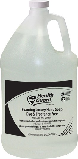 Foaming Luxury Hand Soap Dye and Fragrance Free HEALTH GUARD #WH006860900