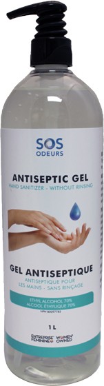 Gel antiseptique pour les mains sans rinçage 1L #JC080100322