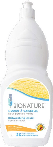BIONATURE Ecological Manual Dishwashing Liquid #QCBIO912000 BIONATURE Ecological Manual Dishwashing Liquid #QCBIO912000