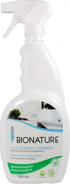 BIONATURE Nettoyant pour salle de bain et céramique #QCBIO192000 BIONATURE Nettoyant pour salle de bain et céramique #QCBIO192000