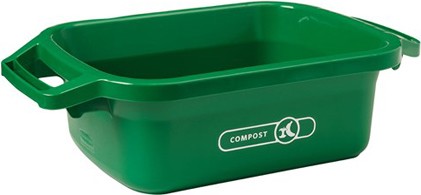 Green Resin Food Composting Bin #RB205557100