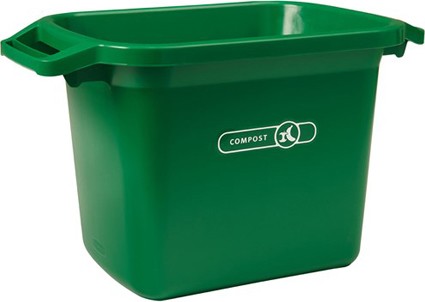 Green Resin Food Composting Bin #RB205557300