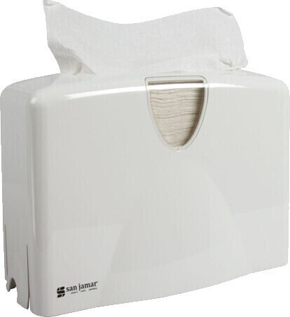 T1740 Premium Covered Countertop Folded Towel Dispenser #AL0T1740TWH