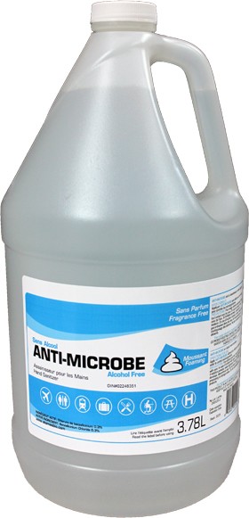 Antiseptique pour les mains sans alcool ANTI-MICROBE M #CVANTIMI004